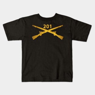 201st Infantry Regiment Branch wo Txt X 300 Kids T-Shirt